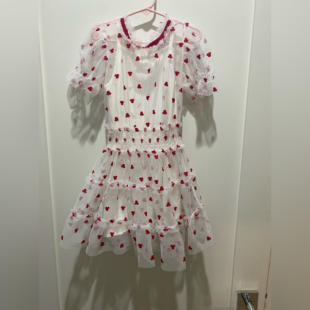 Red/white Disney Mickey Mouse dress